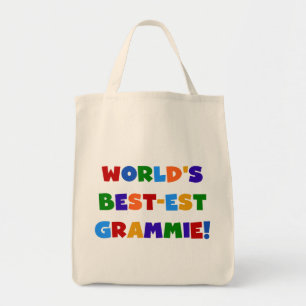 Bolso De Tela Regalos del Mejor-est Grammie del mundo brillante