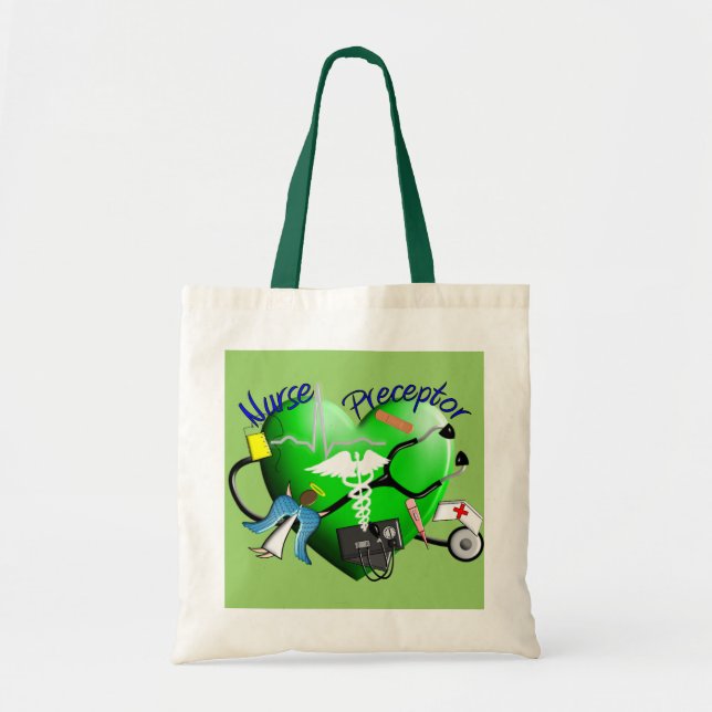 Bolso De Tela Regalos del Preceptor de la enfermera (Frente)