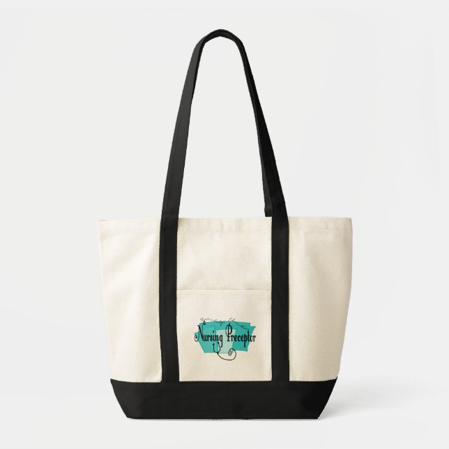 Bolso De Tela Regalos del Preceptor de la enfermería (Frente)