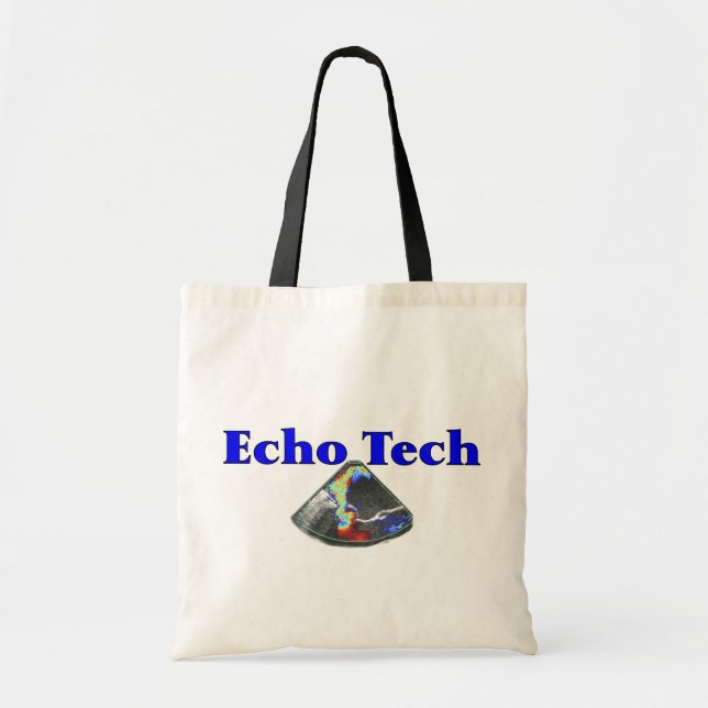 Bolso De Tela Regalos del técnico del eco (tecnología cardiaca (Frente)