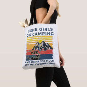Bolso De Tela Regalos divertidos de Camping Chica