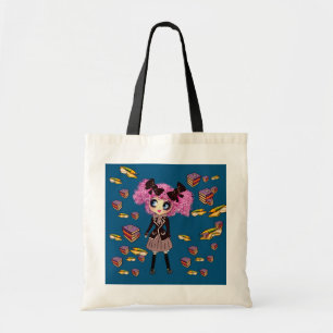 Bolso De Tela Regalos estudiantiles Chicas de Kawaii con PinkyP