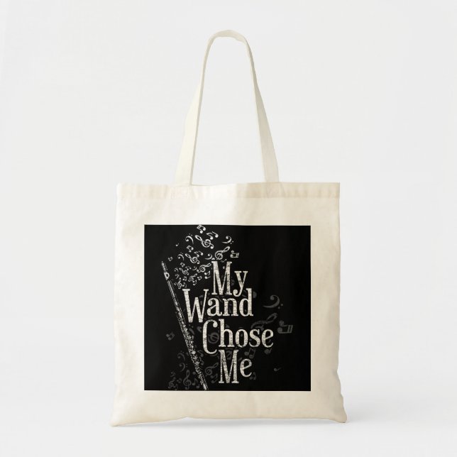 Bolso De Tela Regalos Flutist Flute (Frente)