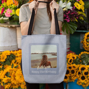 Bolso De Tela Regalos fotográficos personalizados para mujeres a