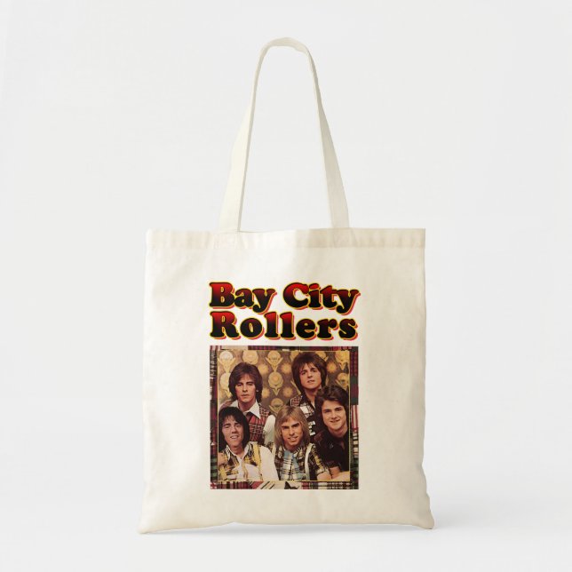 Bolso De Tela Regalos necesarios Banda Bay City Rollers Música R (Frente)