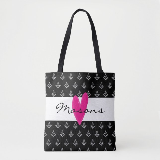 Bolso De Tela Regalos para damas masónicas (Anverso)