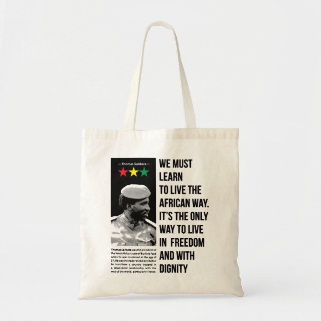 Bolso De Tela Regalos Para Hombres Che Guevara Thomas De Sankara (Frente)