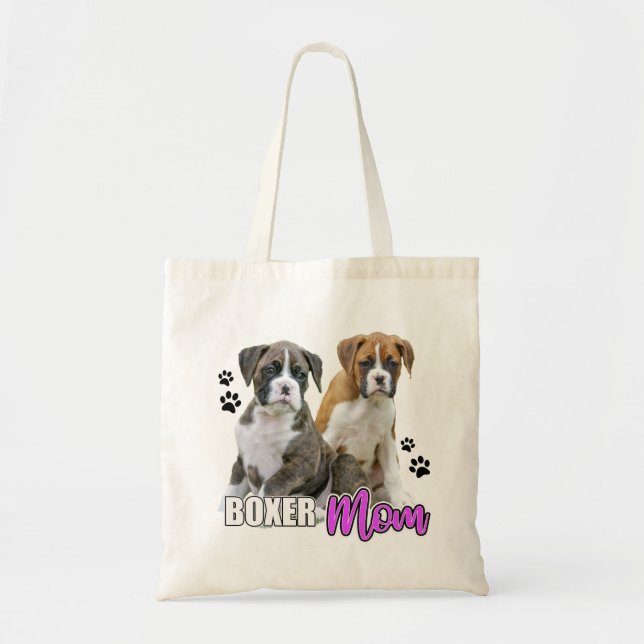 Bolso De Tela Regalos para los dueños del perro del boxeador - (Frente)