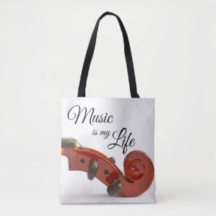 Bolso De Tela Regalos para los jugadores del violín - la música