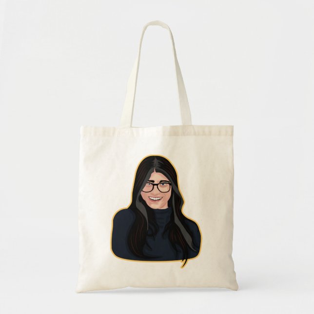 Bolso De Tela Regalos Para Mujeres Obra De Arte De Mia Khalifa G (Frente)