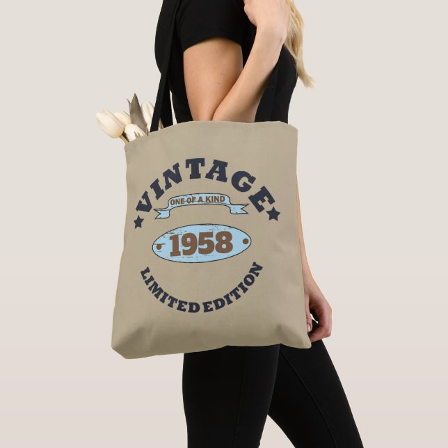 Bolso De Tela Regalos personalizados de 65 años (Detalle)