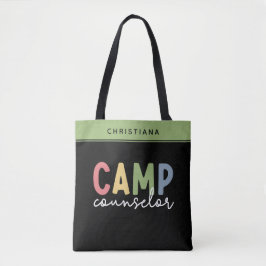 Bolso De Tela Regalos personalizados de consejero de campamento