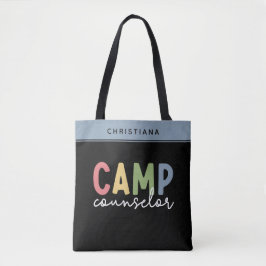 Bolso De Tela Regalos personalizados de consejero de campamento