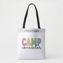 Bolso De Tela Regalos personalizados de consejero de campamento