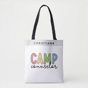 Bolso De Tela Regalos personalizados de consejero de campamento