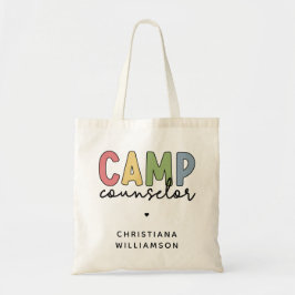 Bolso De Tela Regalos personalizados de consejero de campamento