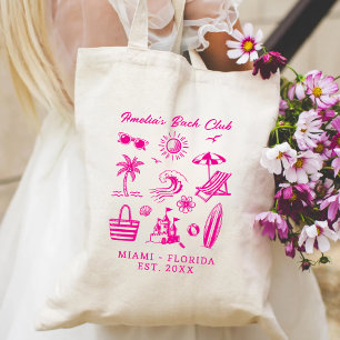 Bolso De Tela Regalos personalizados de despedida de soltera Clu