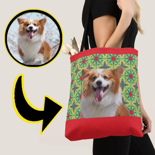 Bolso De Tela Regalos Personalizados de la Primera Mascota en Fo (Subido por el creador)