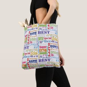 Bolso De Tela Regalos Únicos Y Especiales De Fiesta De 50 Años
