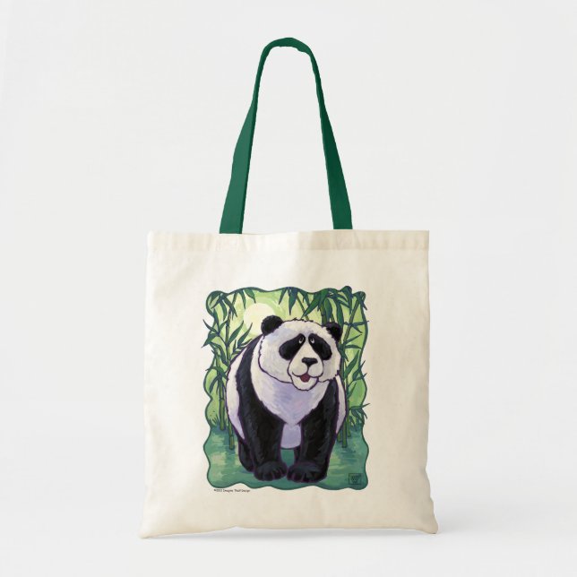 Bolso De Tela Regalos y accesorios de oso de Panda (Frente)