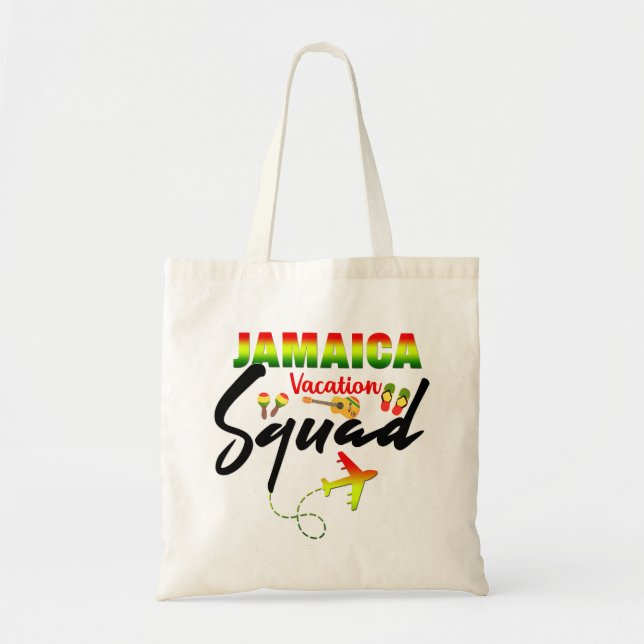 Bolso De Tela Reggae coincidente de grupos de vacaciones de Jama (Frente)