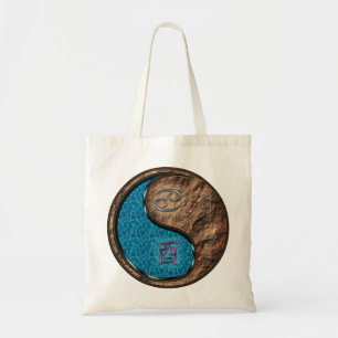 Bolso De Tela Registro de Cáncer y Tierra