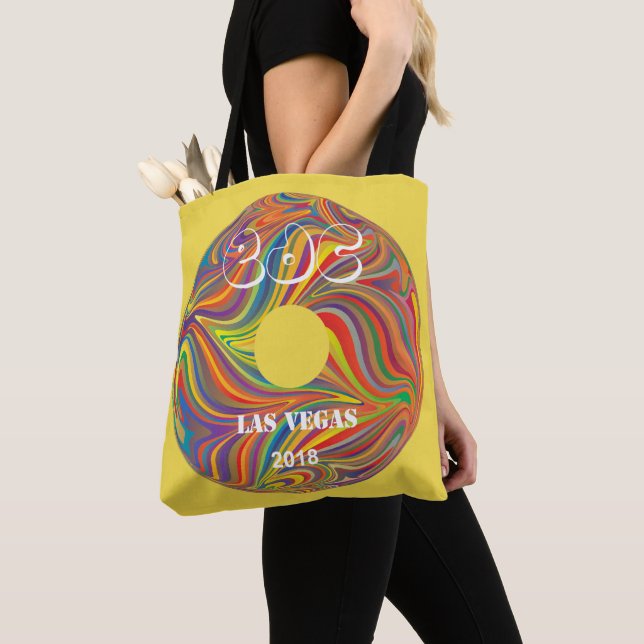 Bolso De Tela Registro de carnaval de margarita eléctrica (Detalle)