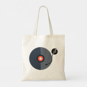 Bolso De Tela Registro de vinilo
