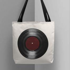 Bolso De Tela Registro de vinilo