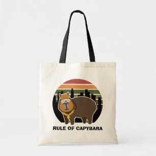 Bolso De Tela Regla de Capybara - ¡El capibara tiene un sabor!