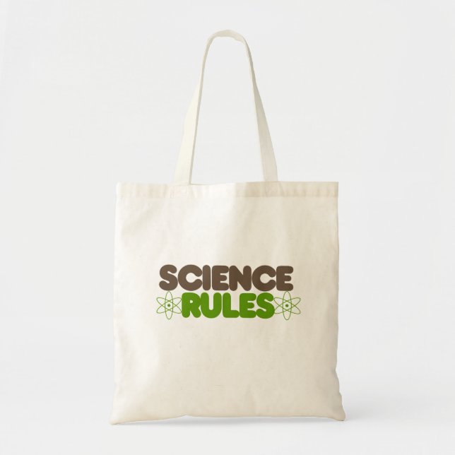 Bolso De Tela Reglas de ciencia (Frente)