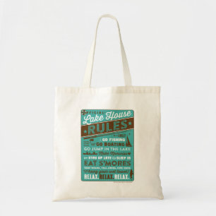 Bolso De Tela Reglas de Lake House