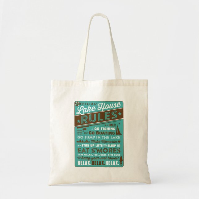 Bolso De Tela Reglas de Lake House (Frente)