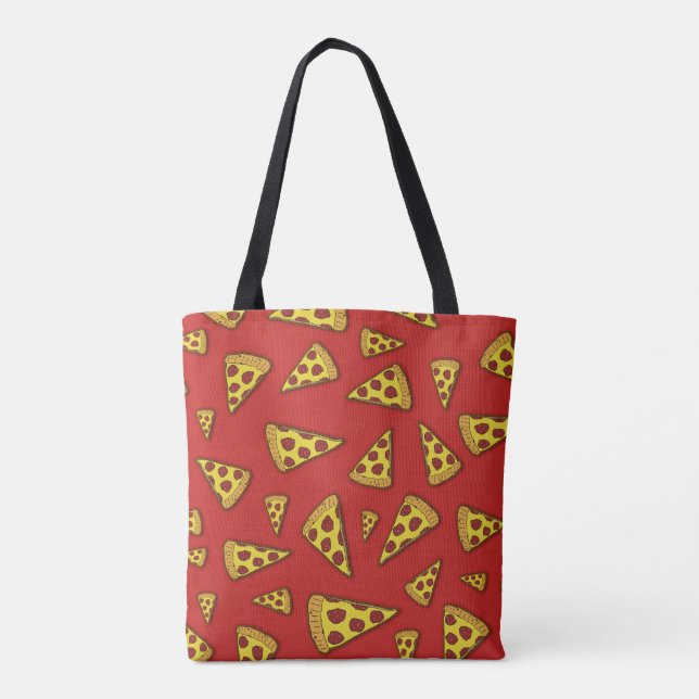 Bolso De Tela ¡Reglas de pizza! (Reverso)