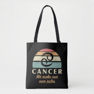 Bolso De Tela Reglas Zodiac de Cáncer Gracioso
