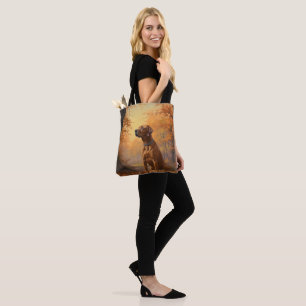 Bolso De Tela Regreso de Rodesia en otoño inspira caída de hojas