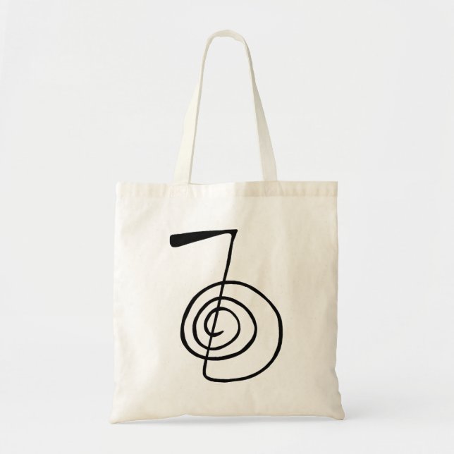 Bolso De Tela Reiki: Cho Ku Rei: El símbolo del poder (Frente)