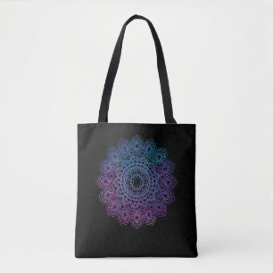 Bolso De Tela Reiki Mandala Curación Espiritual Meditación Chakr
