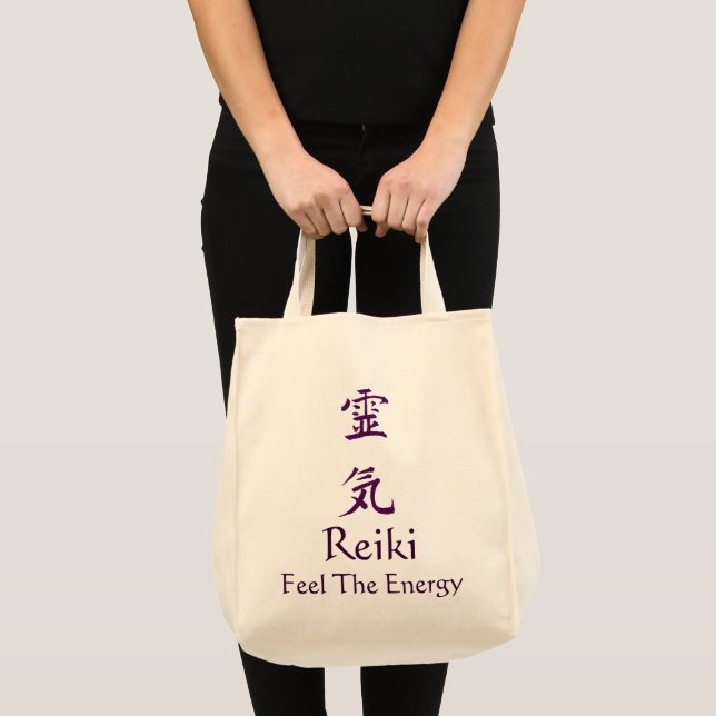 Bolso De Tela Reiki Siente La Energía (Anverso (producto))