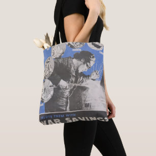 Bolso De Tela Reimpresión del poster británico en tiempos de gue