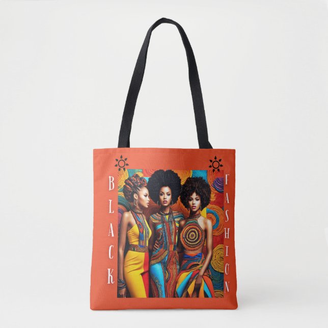 Bolso De Tela Reina africana (Anverso)