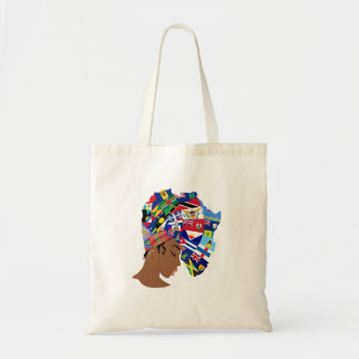 Bolso De Tela Reina afro caribeña