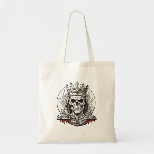 BOLSO DE TELA REINA CALAVERA (Frente)