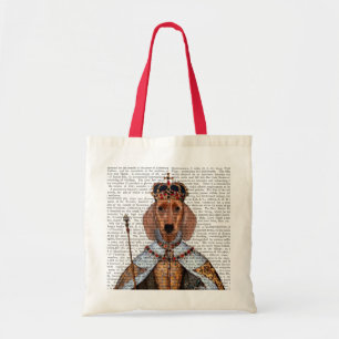 Bolso De Tela Reina Dachshund 2