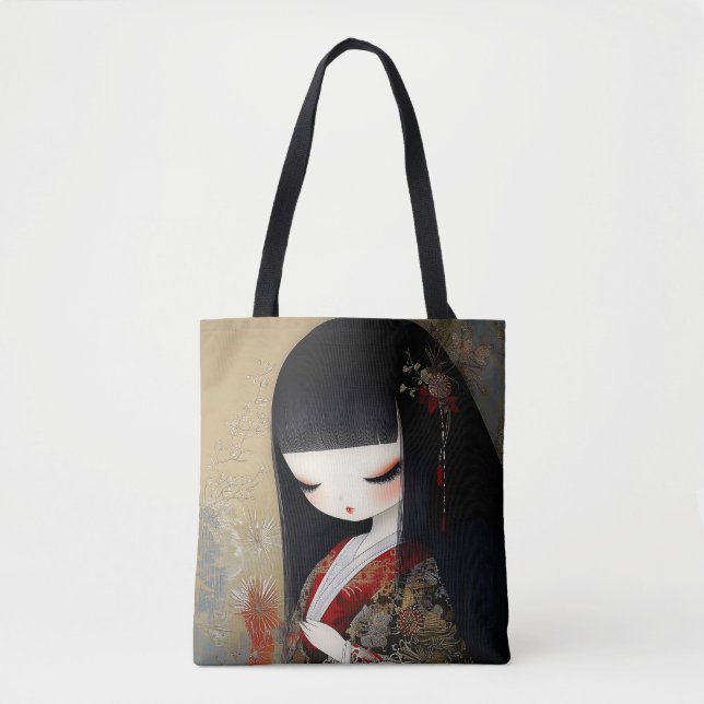 Bolso De Tela Reina de anime voluptuosa (Anverso)