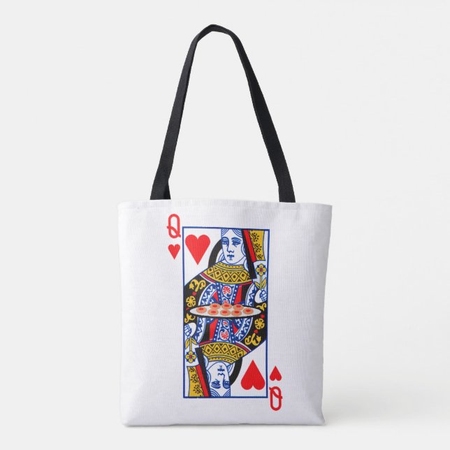 Bolso De Tela Reina de corazones (Reverso)