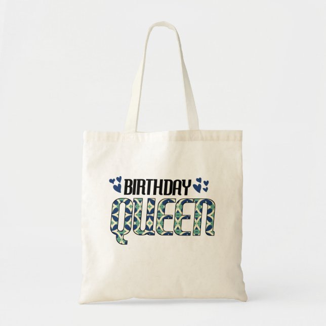 Bolso De Tela Reina de cumpleaños (Frente)