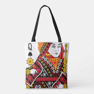 Bolso De Tela Reina de espadas