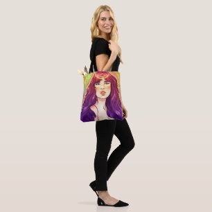Bolso De Tela Reina de la bruma púrpura