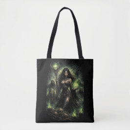 Bolso De Tela Reina de la Llama Verde